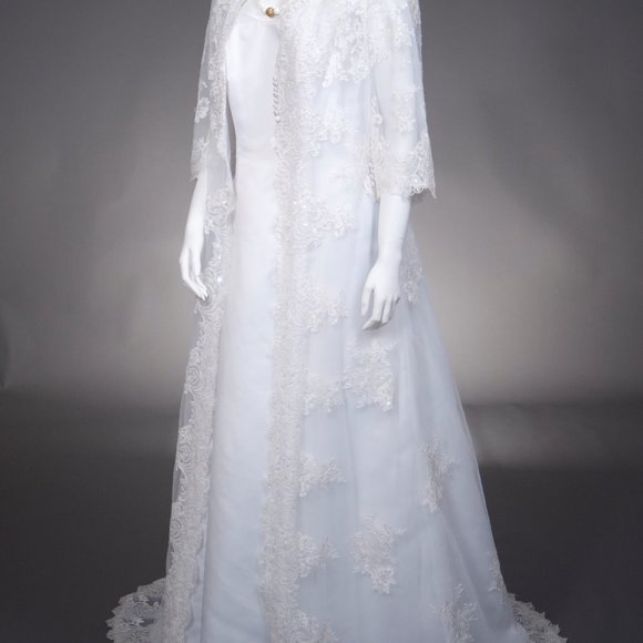 DAVID BRIDAL WEDDING DRESS - Picture 6 of 6